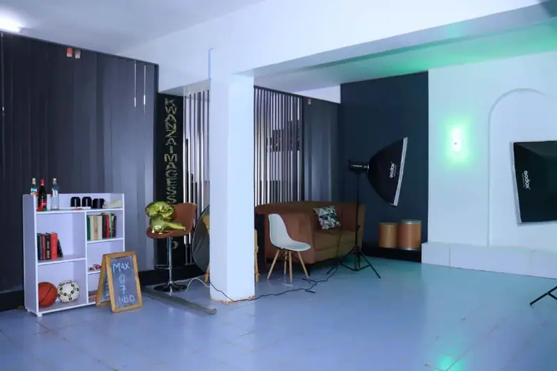 The Kwanza Images studio lounge in Njoro
